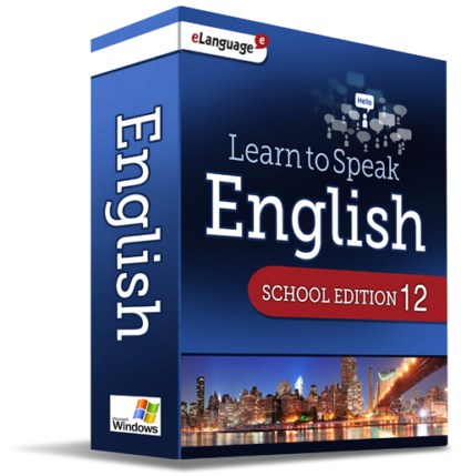 eLanguage Learn to Speak English School Edition
